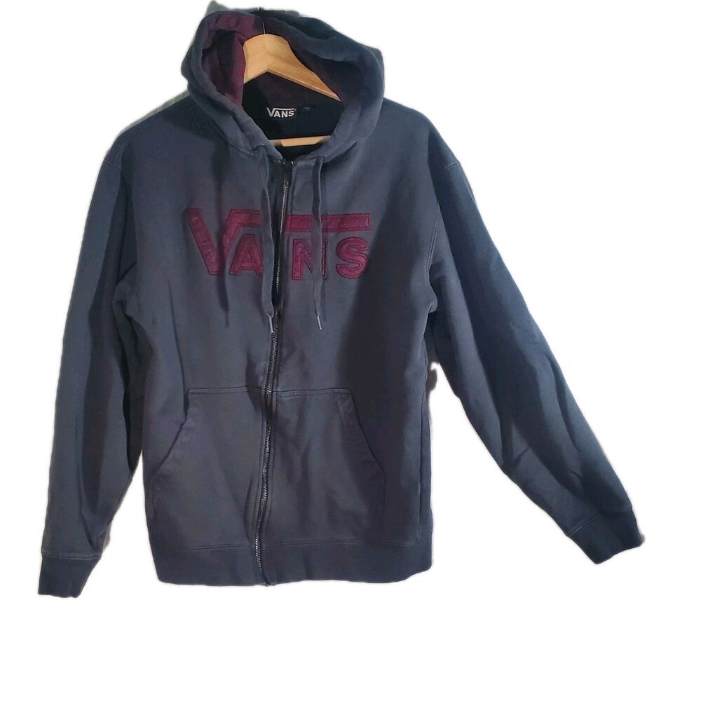 Vans skate streetwear zip hoodie‎ men's S